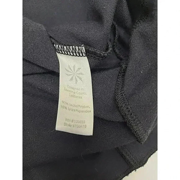 Athleta Knit Skirt Women's Size Small Black Ruffle Skirt - Picture 8 of 9